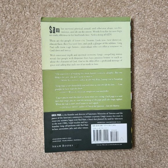 4/$25 God in the Alley: Being‎ and Seeing Jesus in a Broken World by Greg Paul - Picture 5 of 5